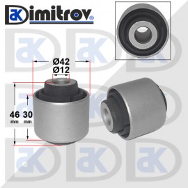 Тампон Ø 12 х Ø 42 х 46/30 mm